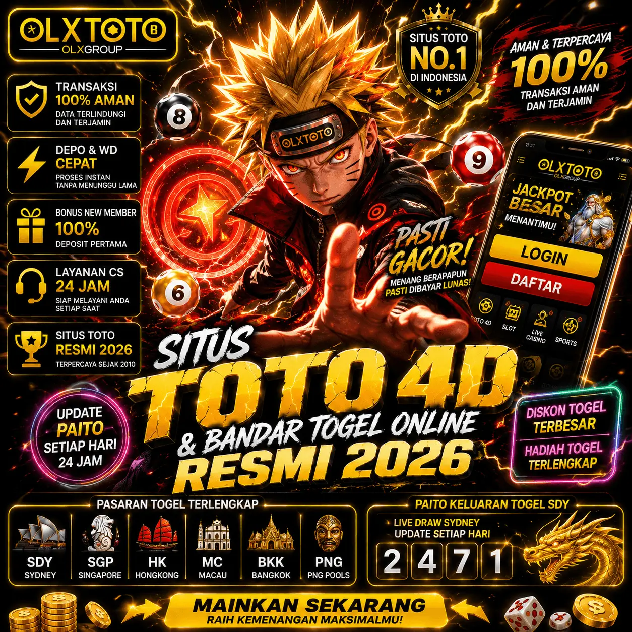 SITUS TOTO ONLINE DAN BANDAR TOGEL TERPERCAYA